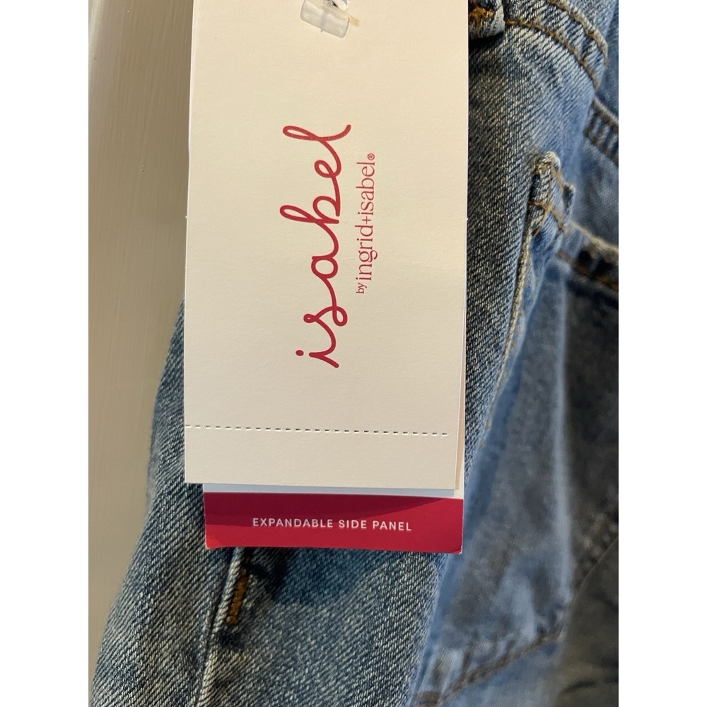 Under Belly Low-Rise Straight Maternity Pants Sz 12 NWT Isabel Maternity - Picture 6 of 8